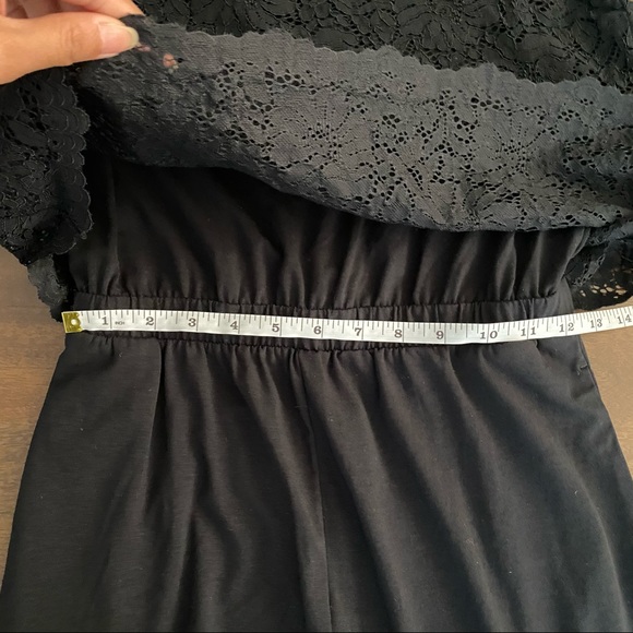 UNIQLO Black Jumpsuit with Lace Top Sleeveless - Picture 11 of 15